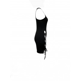 Sleeveless Bodycon Mini Dress, Sexy Party Casual Dress, Women's Clothing
